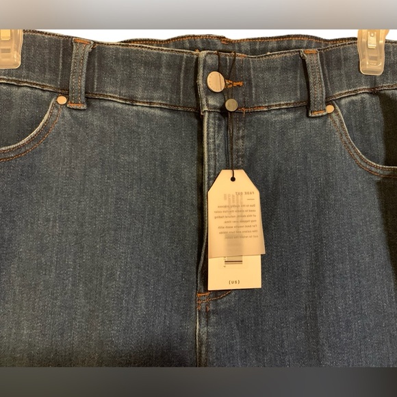 Universal Standard Riviera High Rose Skinny jeans classic blue color size 16 L - Picture 2 of 10